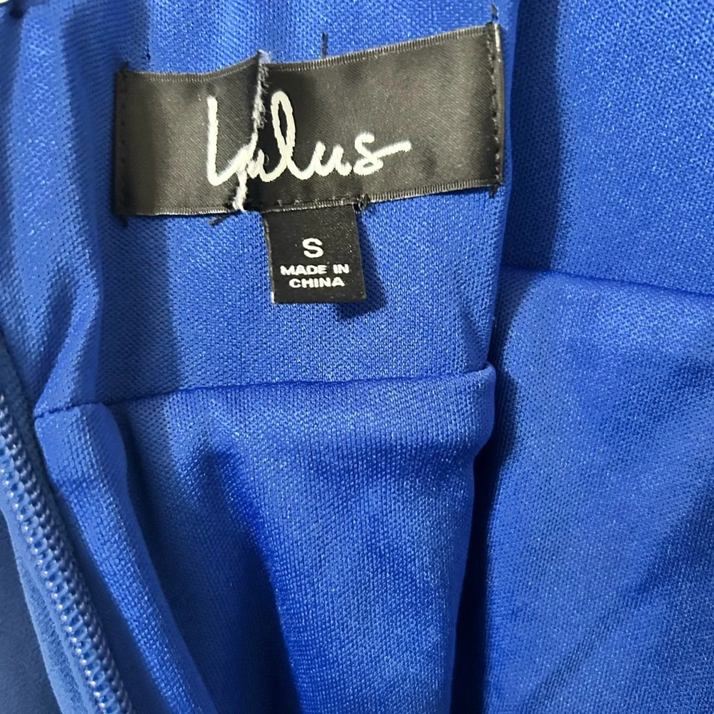 Lulus Heavenly Hues Royal Blue Maxi Dress Women’s Size Small - Picture 7 of 8